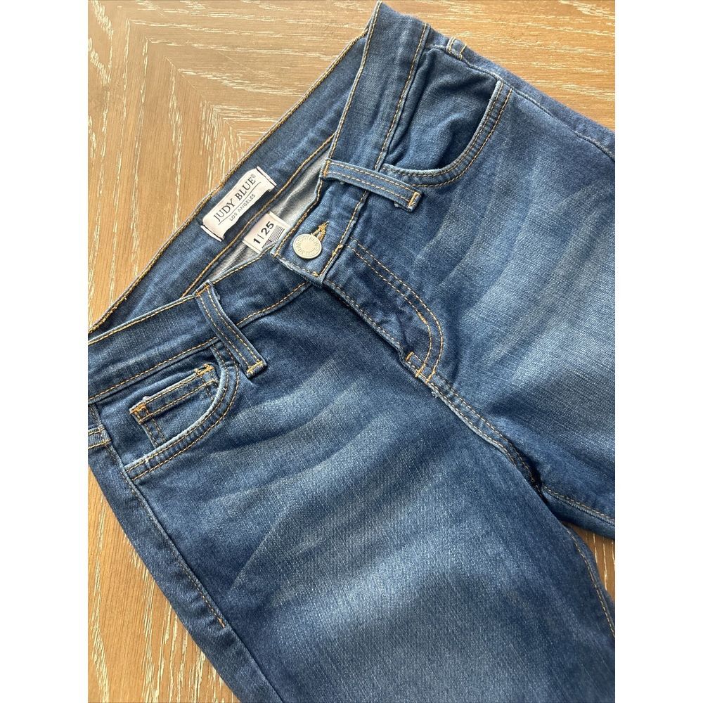 Judy Blue 1/25 Los Angeles Medium Wash Ankle Skinny Blue Jeans ~ USA ~ EXCELLENT